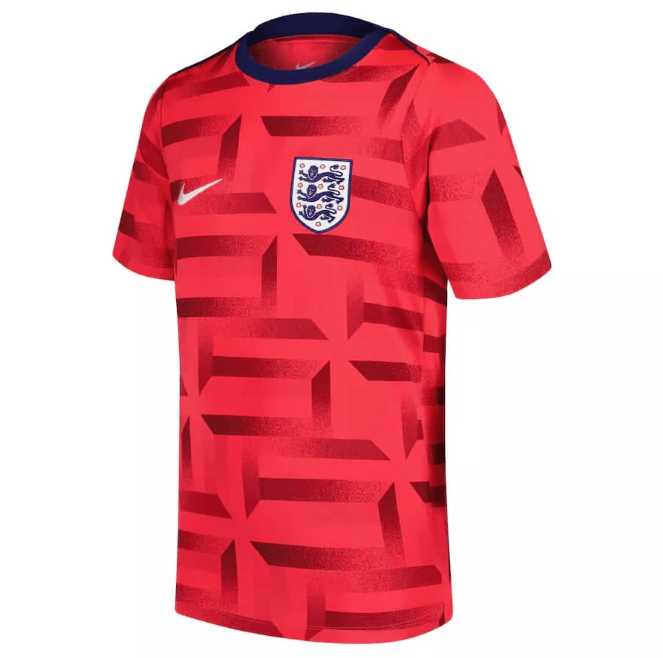 England Pre Match Training Top – Red