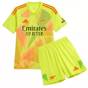 Arsenal Home Goalkeeper Kids Kit 24/25