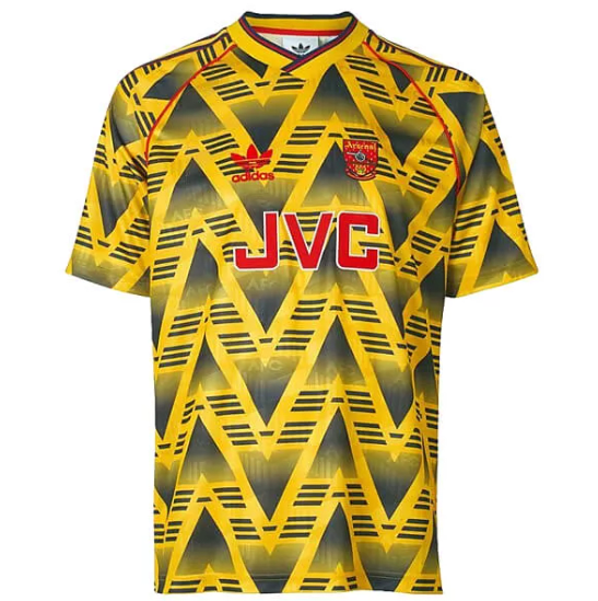 Retro Arsenal Bruised Banana Away Shirt 91/93
