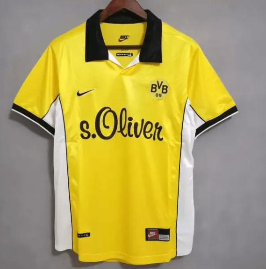 Retro Borussia Dortmund Home Shirt 1998