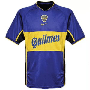 Retro Boca Juniors Home Shirt 01/02