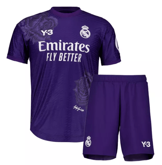Real Madrid Y-3 Fourth Kids Kit 23/24