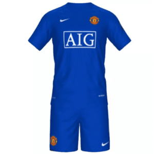 Retro Manchester United Third Kids Kit 08/09