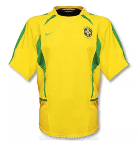 Retro Brazil Home Shirt 2002