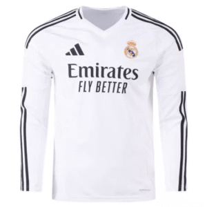 Real Madrid Home Long Sleeve Shirt 24/25