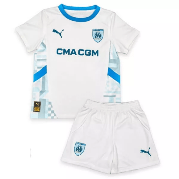 Olympique Marseille Home Kids Kit 24/25