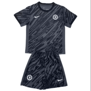 Chelsea Black Goalkeeper Kids Kit 24/25