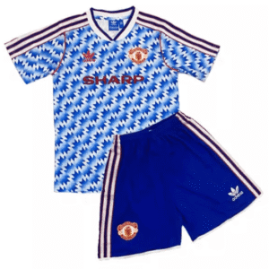 Retro Manchester United Away Kids Kit 90/92