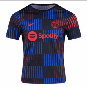 Barcelona Pre Match Training Top – Black/Blue