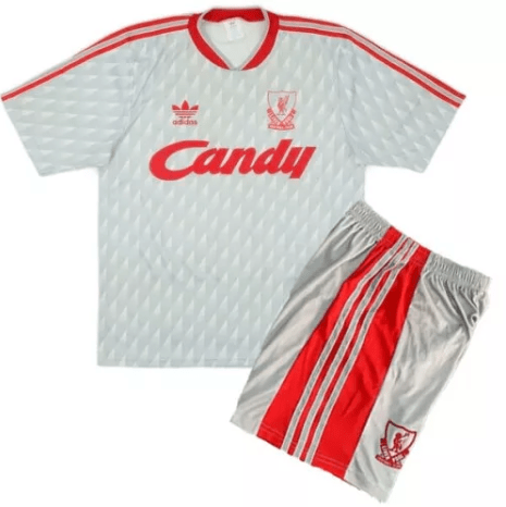 Retro Liverpool Away Kids Kit 89/91