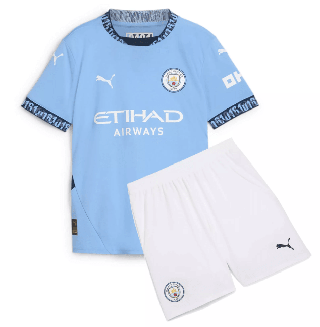 Manchester City Home Kids Kit 24/25