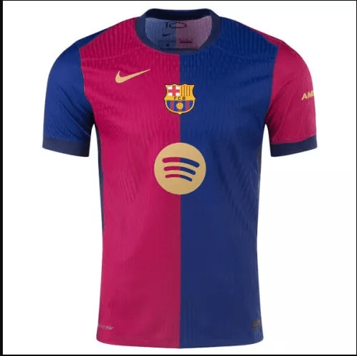 Barcelona Home Isotype Logo Player Version Shirt 24/25