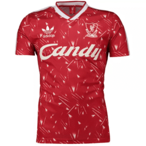 Retro Liverpool Candy Home Shirt 89/91