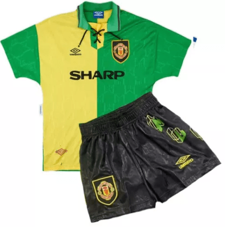 Retro Manchester United Third Kids Kit 92/94