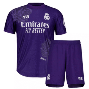 Real Madrid Y-3 Fourth Kids Kit 23/24