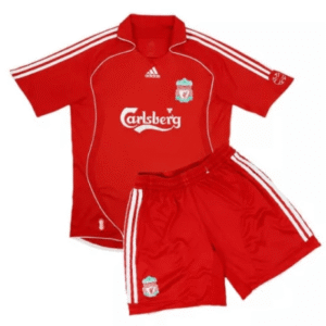 Retro Liverpool Home Kids Kit 06/08