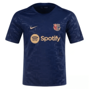 Barcelona Pre Match Training Top – Navy