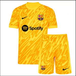 Barcelona Goalkeeper Kids Kit 24/25 – Yellow