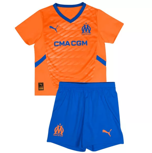 Olympique Marseille Third Kids Kit 24/25