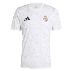 Real Madrid Pre Match Training Top – White