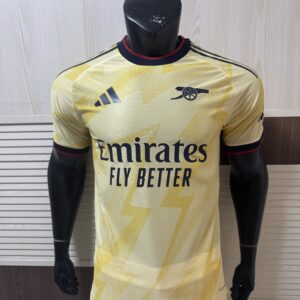 Adidas Arsenal 2026-27 Third Football Shirt – Yellow Lightning Bolt Jersey