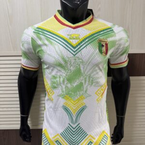 Airness Mali National Football Team Home Jersey 2025/26 – White | Les Aigles | Traditional Geometric Pattern