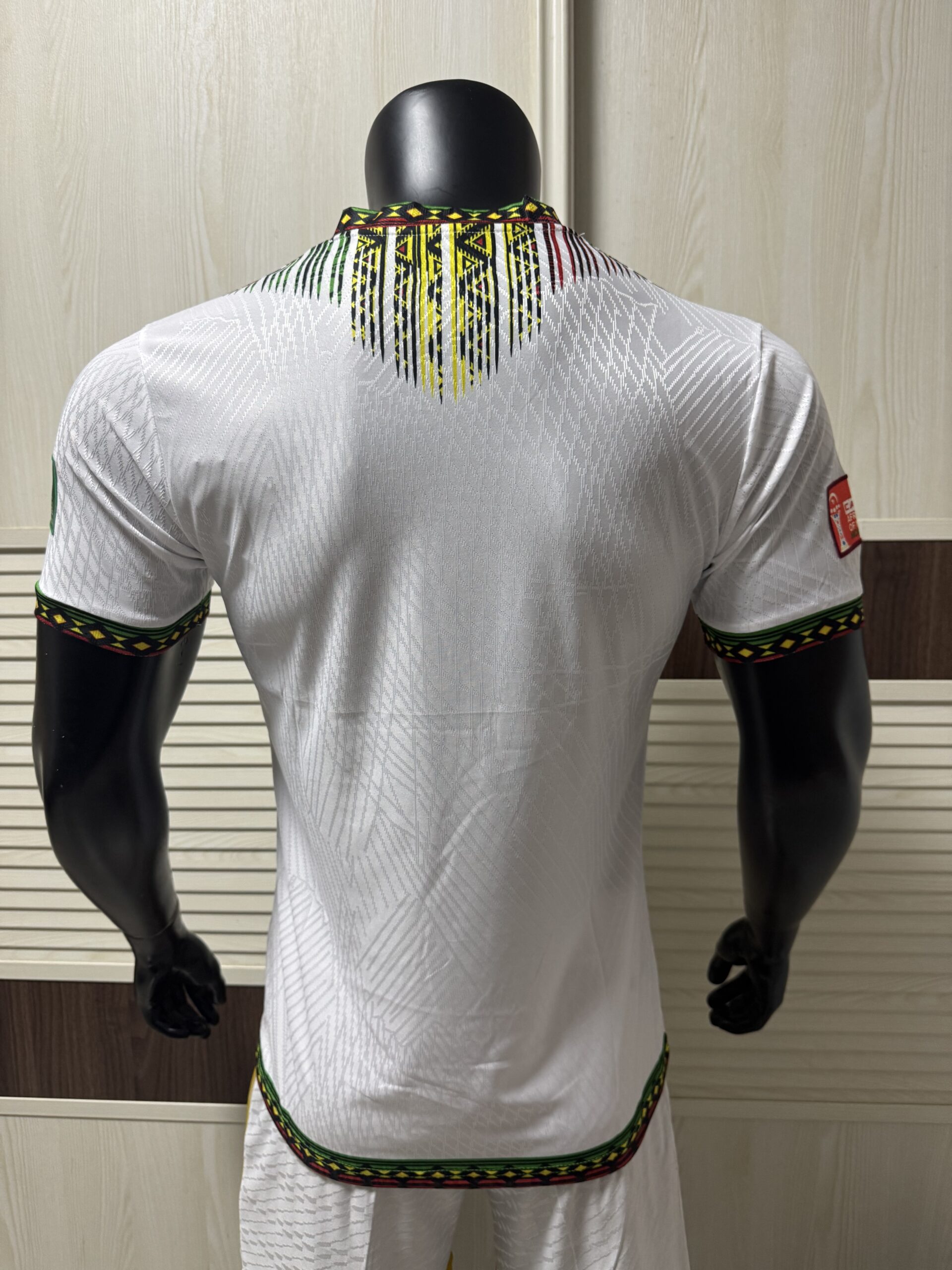 Airness Mali National Team Home Soccer Jersey 2025/26 – White | Les Aigles | Geometric Flag Design | AFCON & World Cup 2026 - Image 2
