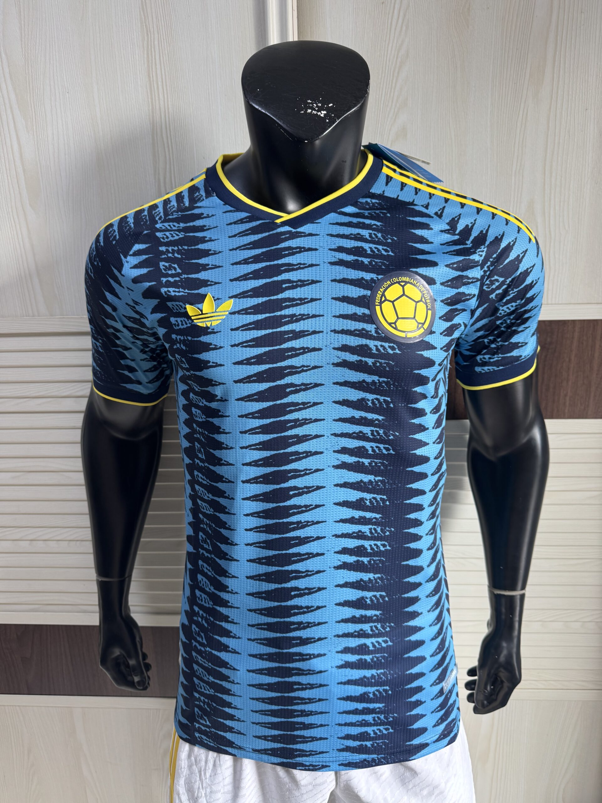 Blue adidas Originals Colombia 2026/27 Away Shirt