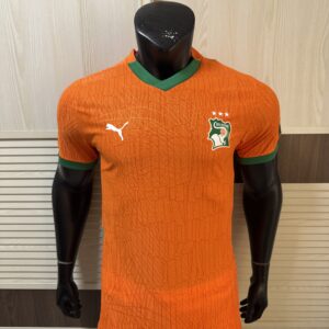 PUMA Côte d'Ivoire 2025 Home Jersey Men – Orange | La Fête des Masques | dryCELL | Ivory Coast Elephants | AFCON 2025