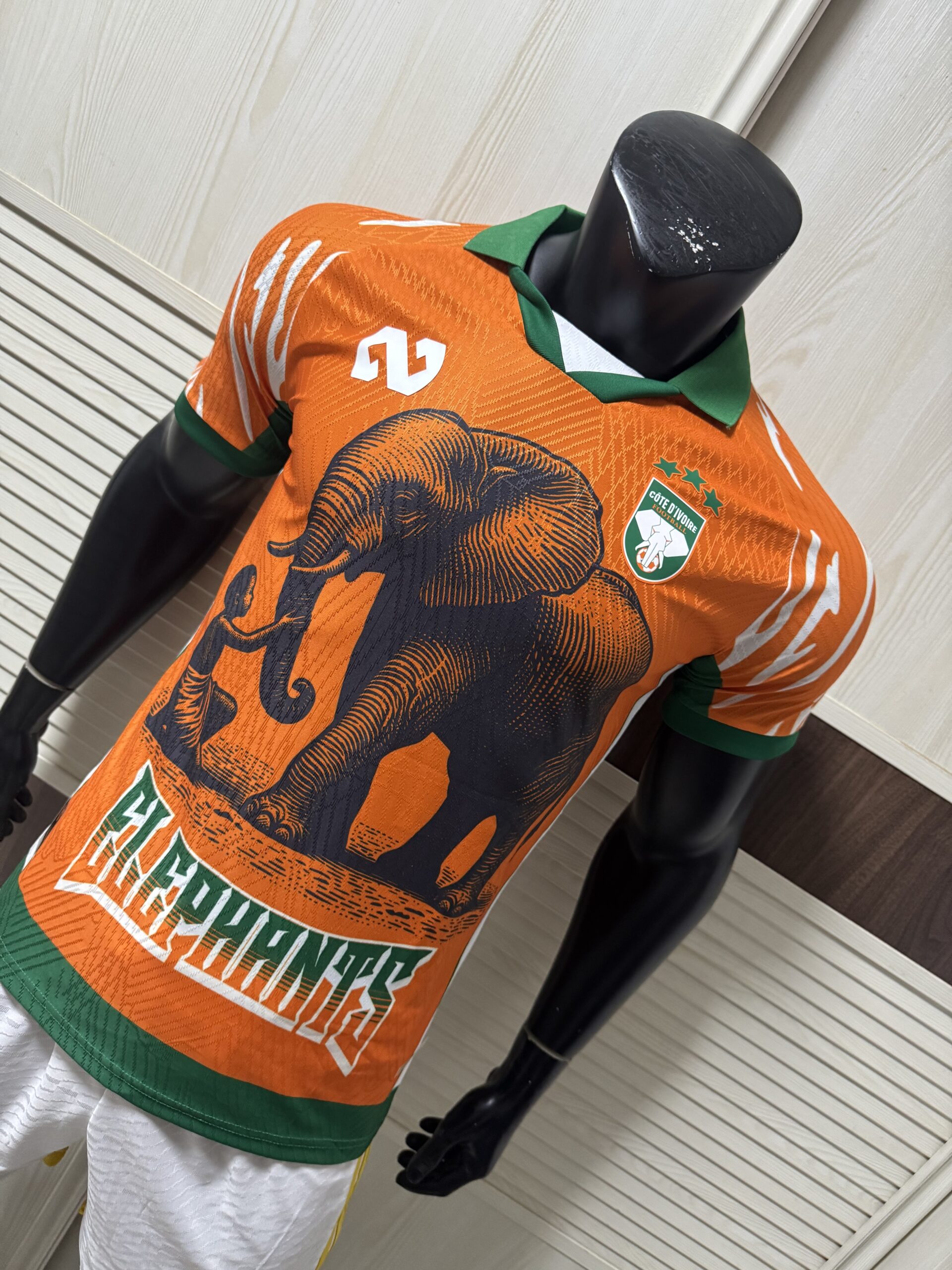 Ivory Coast National Football Team 2026 Home Jersey “Elephants” – Men’s Puma Orange Official Kit - Image 4
