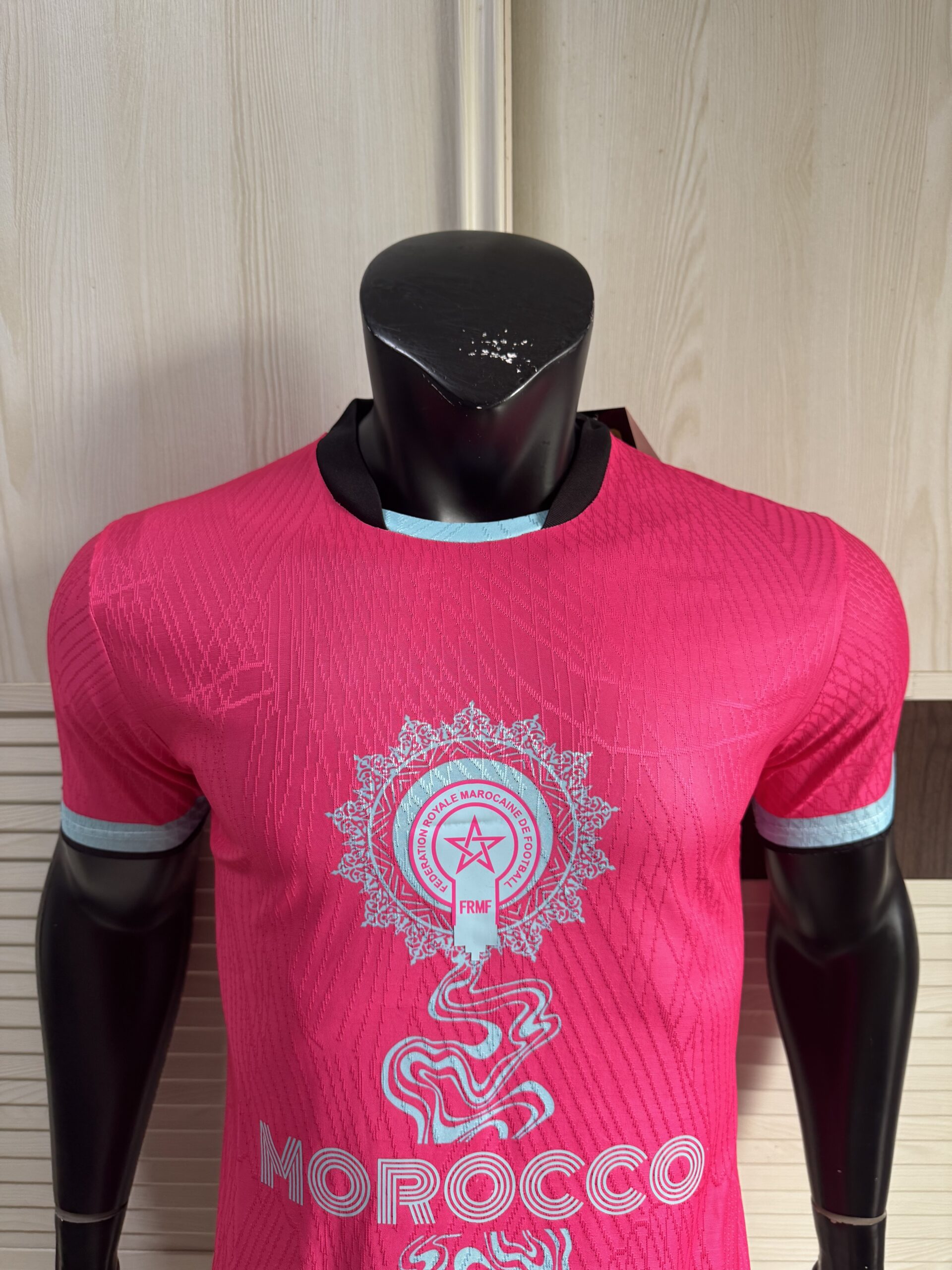 PUMA Morocco 2026 Special Edition Training Shirt – Pink Traditional Moroccan Pattern | Atlas Lions FRMF - Image 4