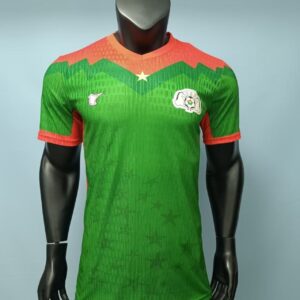 Tovio Burkina Faso 2025 Home Football Jersey – Green Flag-Inspired Collar & Star Design | Les Étalons Kit
