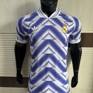 Real Madrid Adidas Originals LFSTLR Jersey 2025/26 – Purple Lifestyle Football Shirt | Trefoil