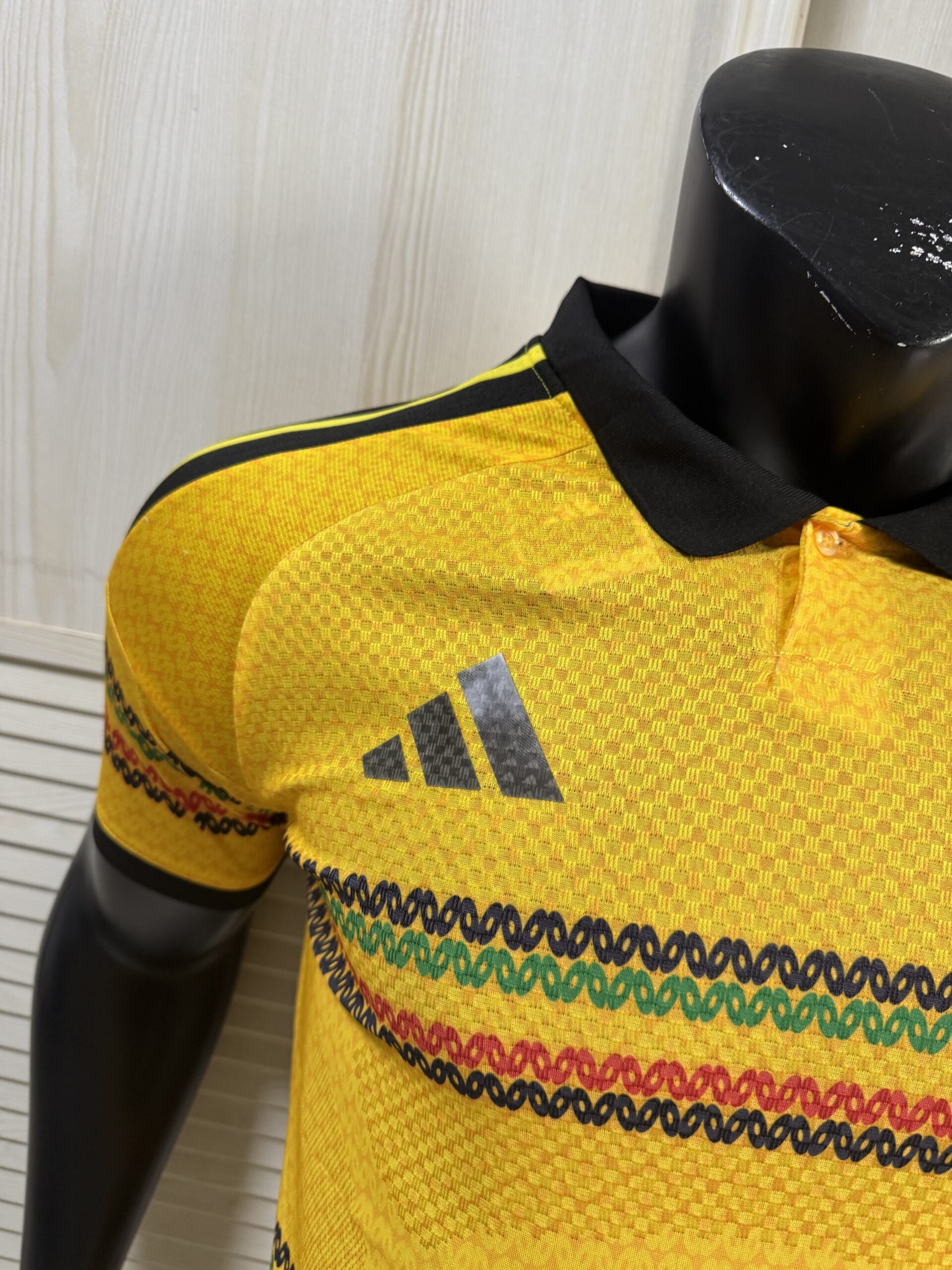 Adidas Jamaica 2026 x Bob Marley Home Authentic Jersey – Bold Gold | Climacool+ | Reggae Boyz | FIFA World Cup 2026 - Image 3