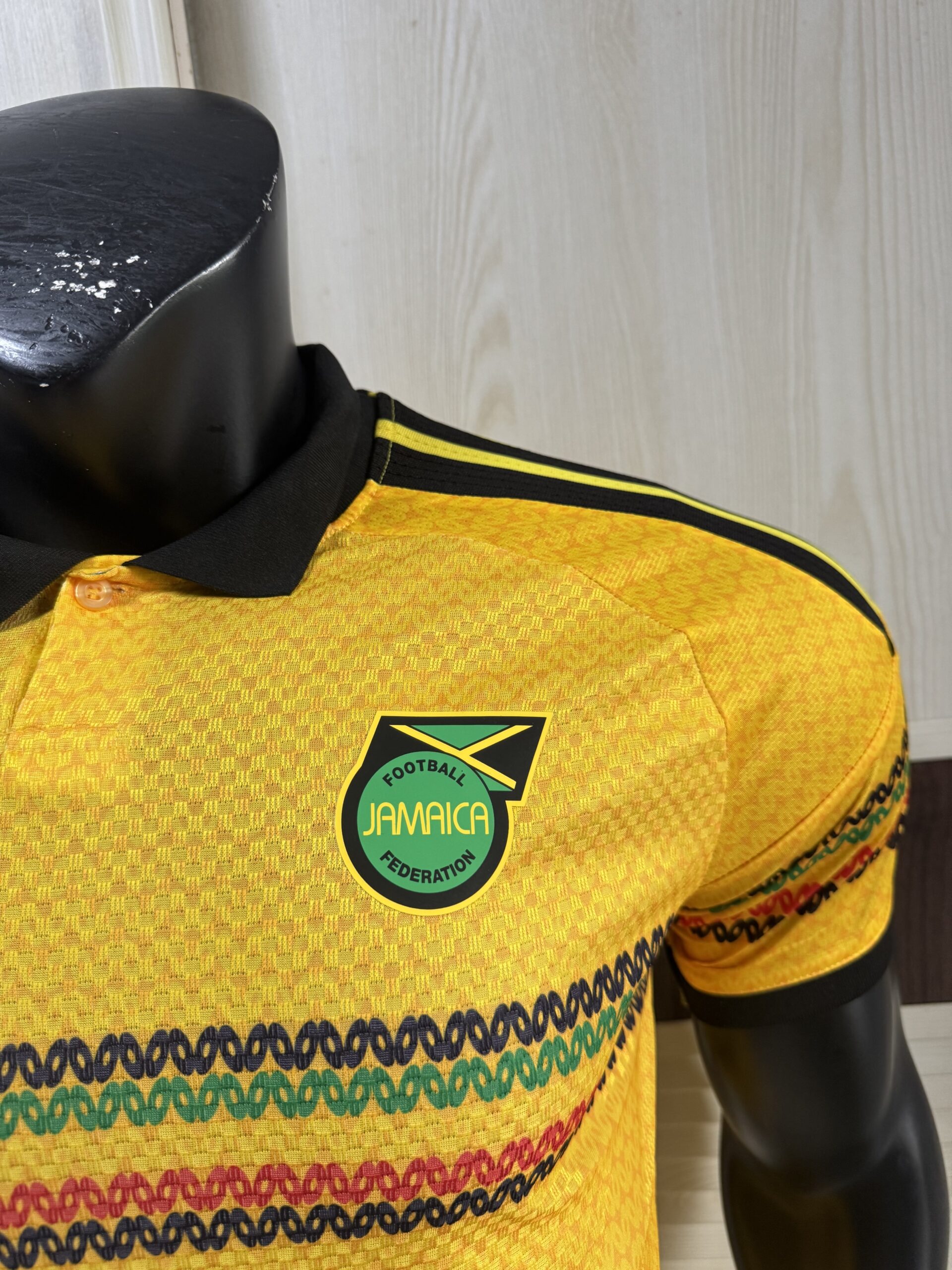 Adidas Jamaica 2026 x Bob Marley Home Authentic Jersey – Bold Gold | Climacool+ | Reggae Boyz | FIFA World Cup 2026 - Image 4