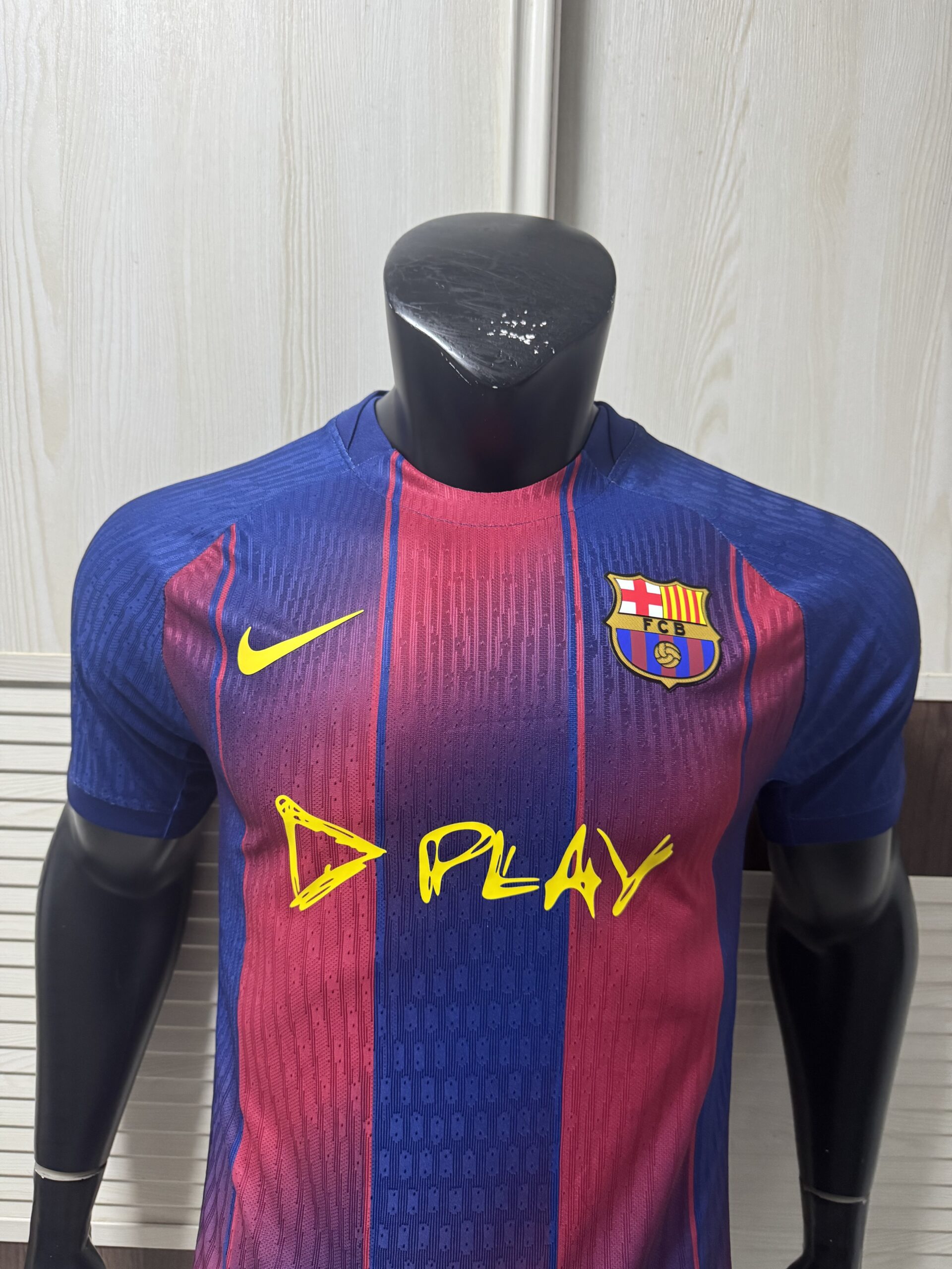 Nike FC Barcelona 2025-2026 “Play” Special Edition Jersey – Ed Sheeran Logo Shirt - Image 2