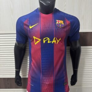 Nike FC Barcelona 2025-2026 “Play” Special Edition Jersey – Ed Sheeran Logo Shirt