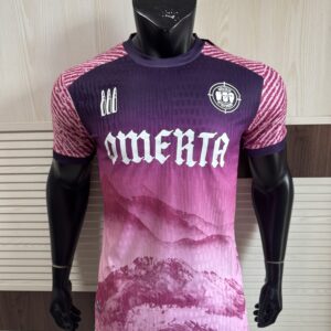 OMERTA Soccer Jersey – Landscape Sublimation Streetwear Football Shirt with Target Logo