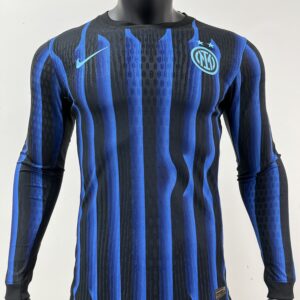 Inter Milan Home Long Sleeve Jersey 25/26 – Player Version