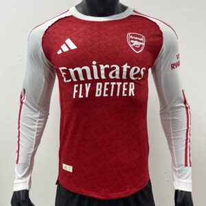 Arsenal FC 25/26 Long Sleeve Home Jersey