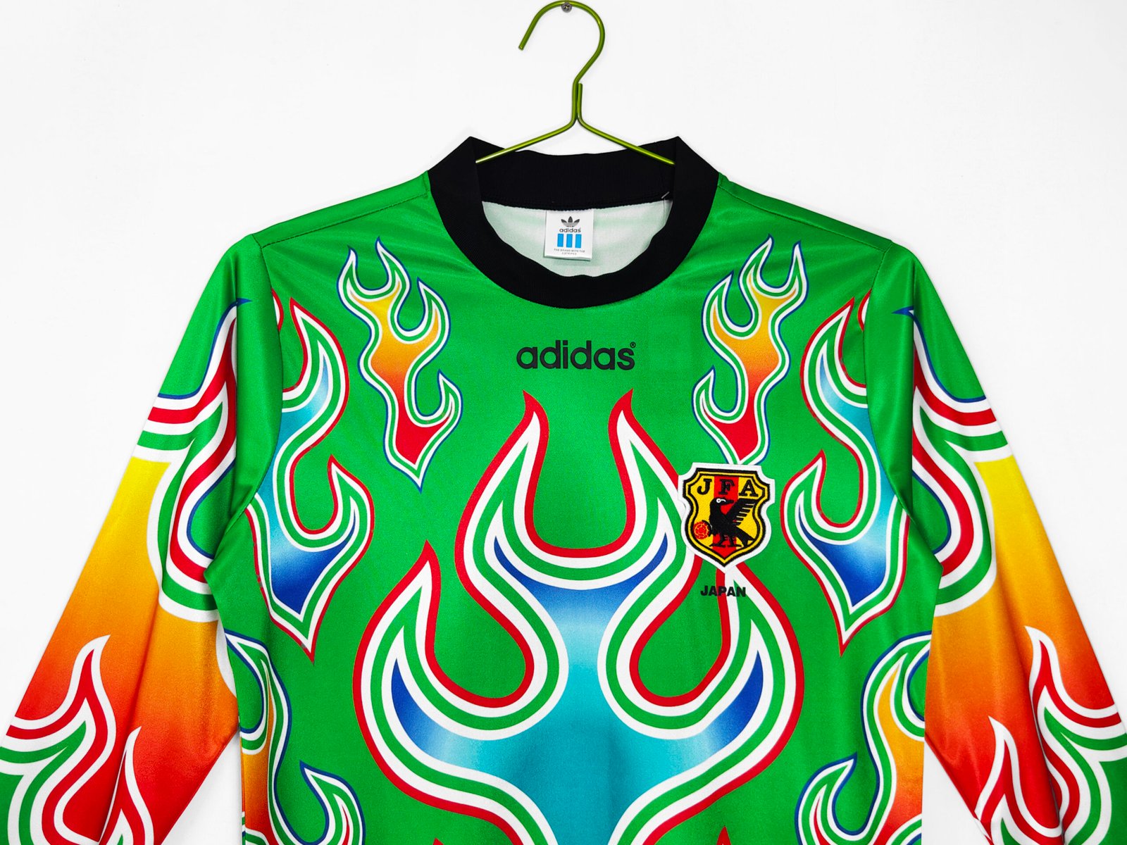 1998 Japan Goalkeeper Flame Green Top 0B9