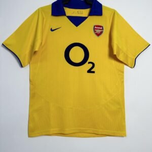 2003/04 Arsenal Away Yellow 7