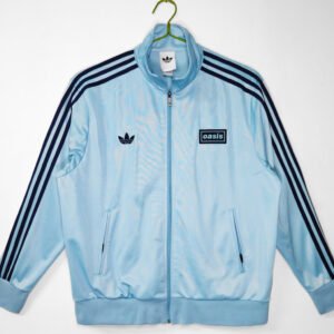 Adidas x Oasis Tour Firebird Jacket Sky Blue 12