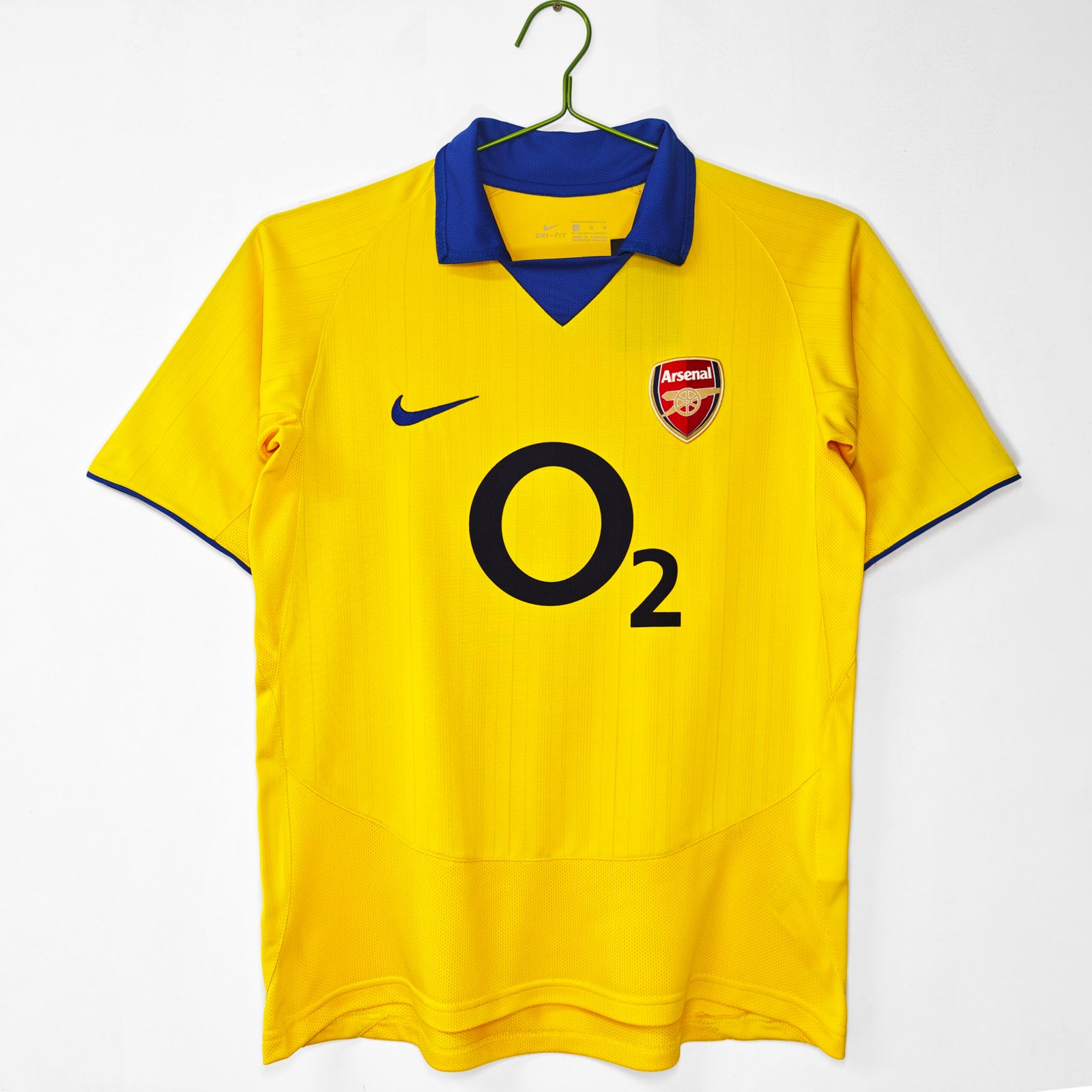 “2003/04 Arsenal Away Yellow 8A10”