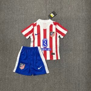 Atletico Madrid Home Kit Kids Jersey Football 2026/27