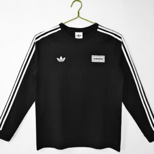 Adidas x Oasis Tour Firebird Sweatshirt Top Black 10