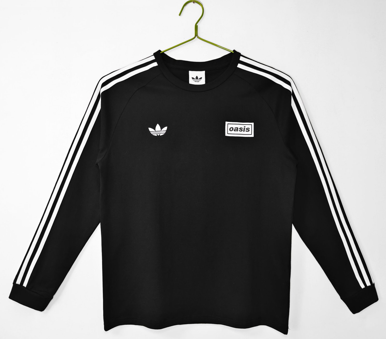 Adidas x Oasis Tour Firebird Sweatshirt Top Black 10