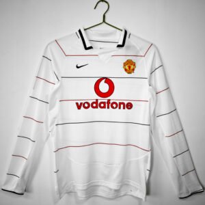 2003/04 Manchester United F.C. Third Kit (Away III) Jersey #0 B8