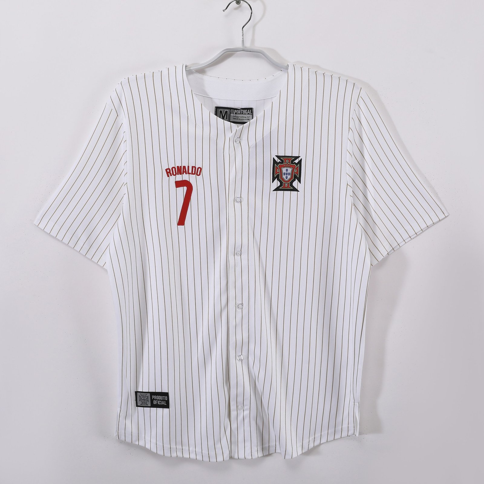 2025 Portugal White Baseball Jacket 8A12