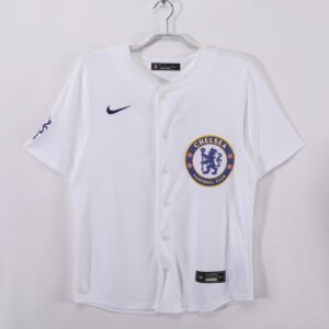 2025 Chelsea White Baseball Jacket 8A13